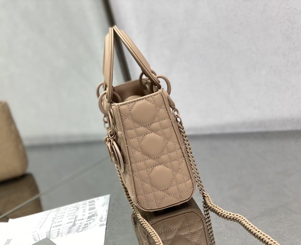 1:1 Replica Mini Lady Dior Bag Black/Jade Green/White/Beige For Women 6.5in/17cm