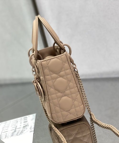 1:1 Replica Mini Lady Dior Bag Black/Jade Green/White/Beige For Women 6.5in/17cm