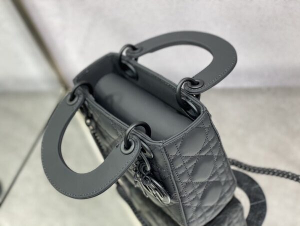 1:1 Replica Mini Lady Dior Bag Black/Jade Green/White/Beige For Women 6.5in/17cm