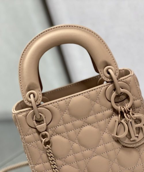 1:1 Replica Mini Lady Dior Bag Black/Jade Green/White/Beige For Women 6.5in/17cm