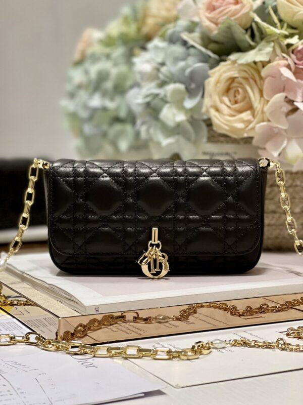 1:1 Replica Mini Miss Dior Bag White/ Black/ Blue/ Light Purple For Women 7 in/18.cm