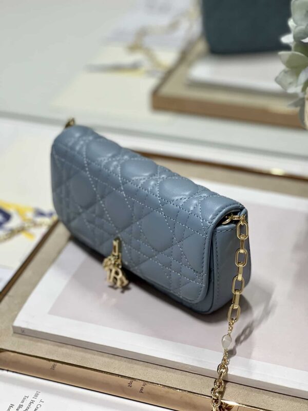 1:1 Replica Mini Miss Dior Bag White/ Black/ Blue/ Light Purple For Women 7 in/18.cm