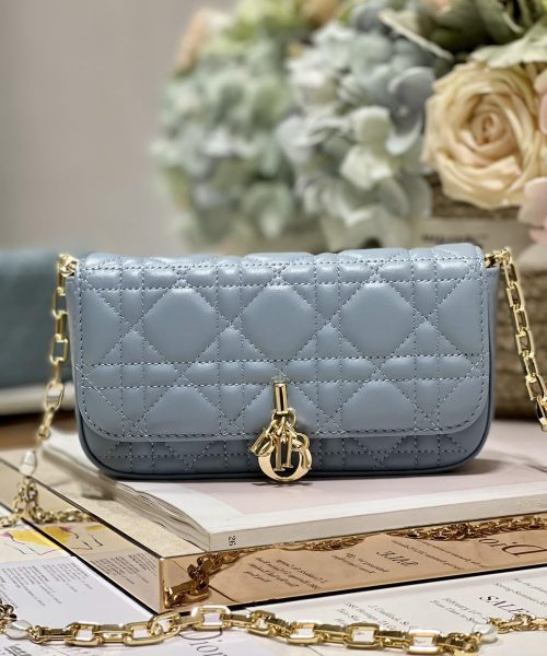 1:1 Replica Mini Miss Dior Bag White/ Black/ Blue/ Light Purple For Women 7 in/18.cm