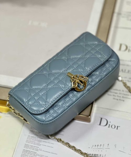 1:1 Replica Mini Miss Dior Bag White/ Black/ Blue/ Light Purple For Women 7 in/18.cm