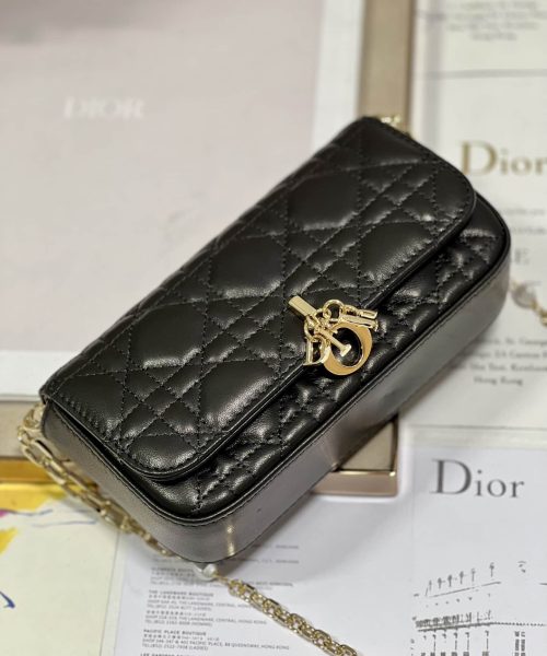 1:1 Replica Mini Miss Dior Bag White/ Black/ Blue/ Light Purple For Women 7 in/18.cm