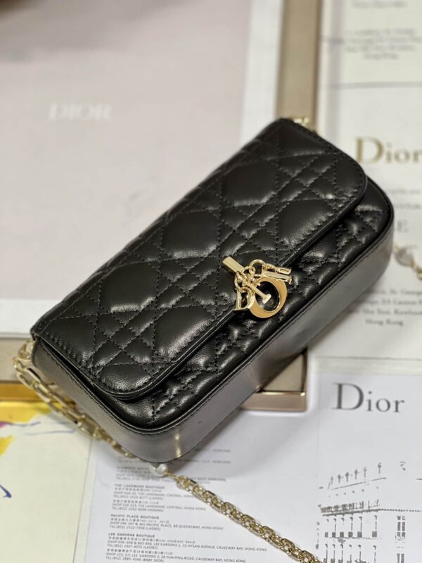 1:1 Replica Mini Miss Dior Bag White/ Black/ Blue/ Light Purple For Women 7 in/18.cm
