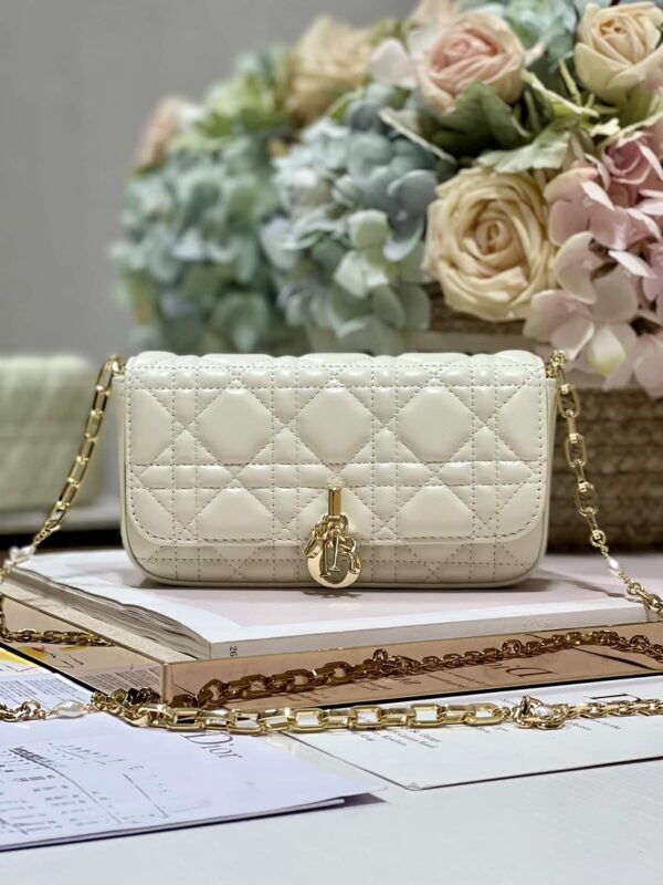 1:1 Replica Mini Miss Dior Bag White/ Black/ Blue/ Light Purple For Women 7 in/18.cm