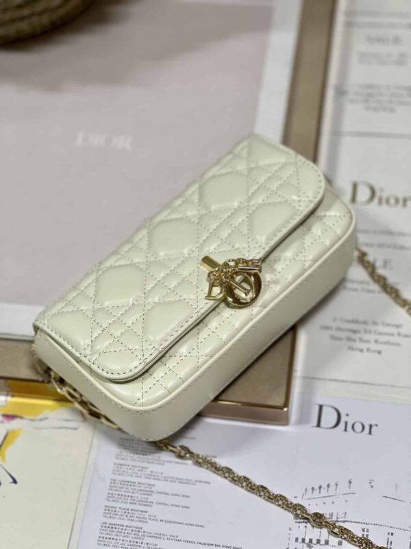1:1 Replica Mini Miss Dior Bag White/ Black/ Blue/ Light Purple For Women 7 in/18.cm