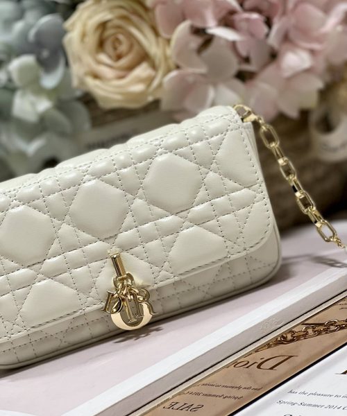 1:1 Replica Mini Miss Dior Bag White/ Black/ Blue/ Light Purple For Women 7 in/18.cm