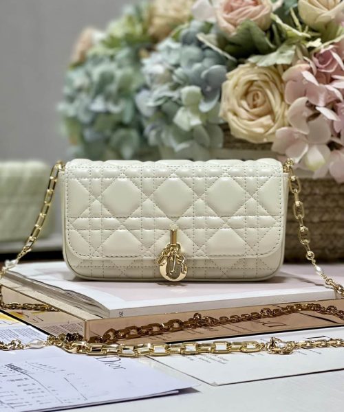 1:1 Replica Mini Miss Dior Bag White/ Black/ Blue/ Light Purple For Women 7 in/18.cm