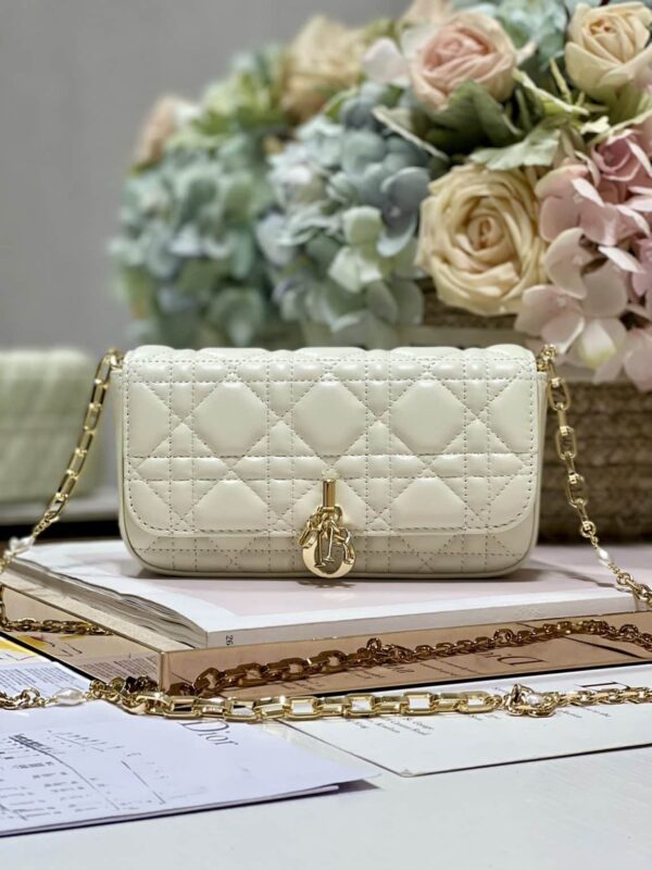 1:1 Replica Mini Miss Dior Bag White/ Black/ Blue/ Light Purple For Women 7 in/18.cm