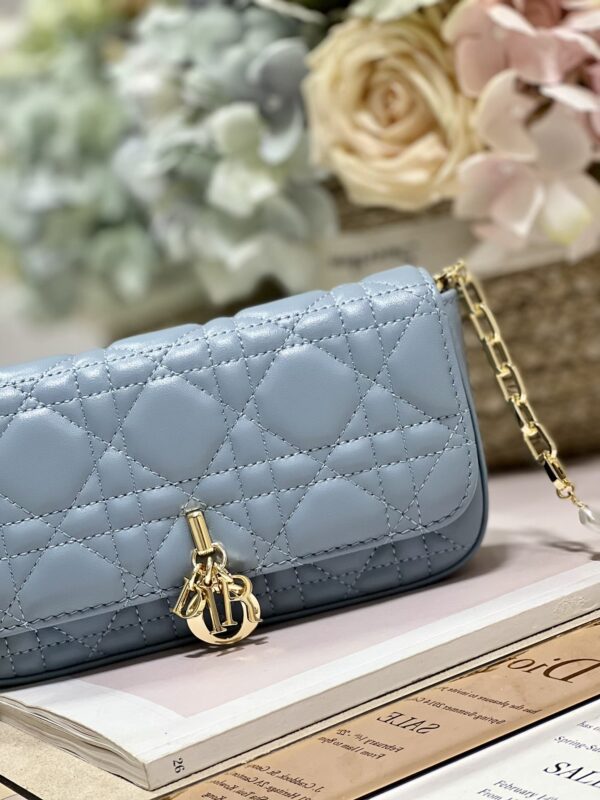 1:1 Replica Mini Miss Dior Bag White/ Black/ Blue/ Light Purple For Women 7 in/18.cm