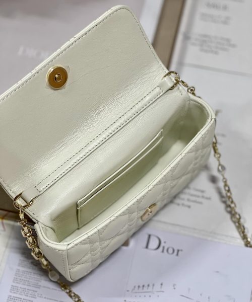 1:1 Replica Mini Miss Dior Bag White/ Black/ Blue/ Light Purple For Women 7 in/18.cm