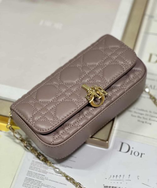 1:1 Replica Mini Miss Dior Bag White/ Black/ Blue/ Light Purple For Women 7 in/18.cm