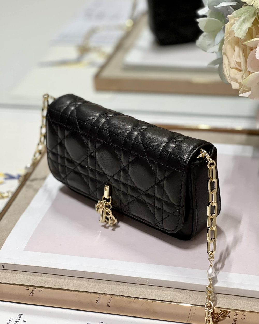 1:1 Replica Mini Miss Dior Bag White/ Black/ Blue/ Light Purple For Women 7 in/18.cm