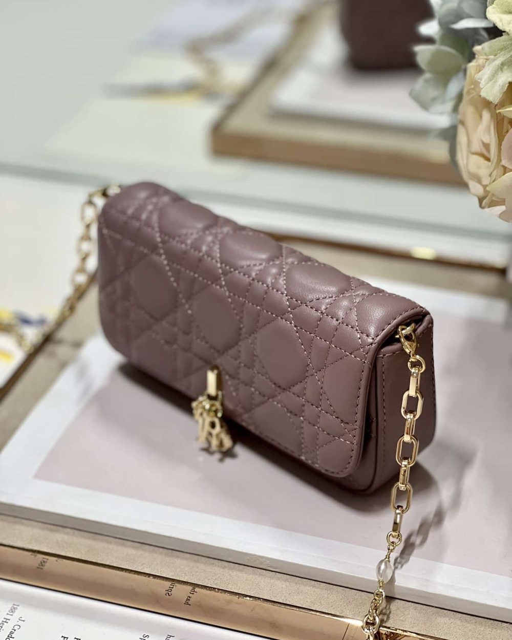 1:1 Replica Mini Miss Dior Bag White/ Black/ Blue/ Light Purple For Women 7 in/18.cm