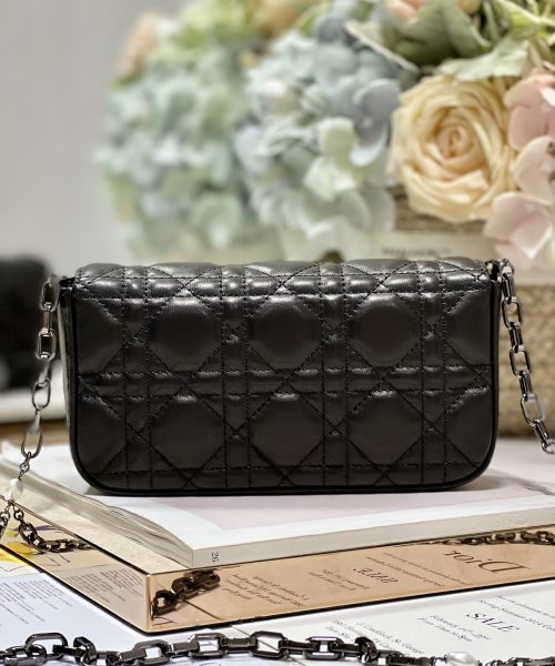 1:1 Replica Mini Miss Dior Bag White/ Black For Women 7 in/ 18.5cm