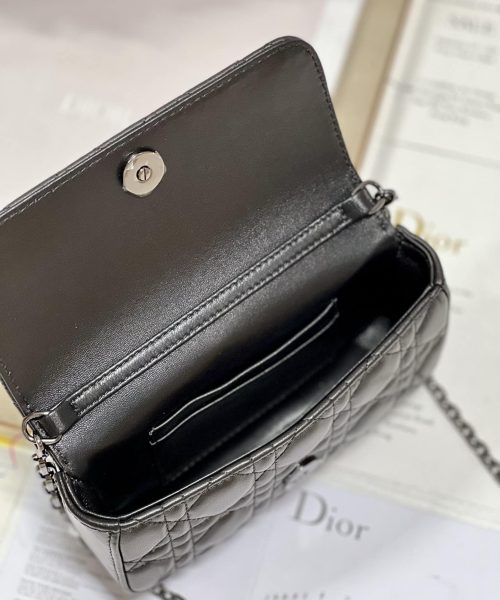1:1 Replica Mini Miss Dior Bag White/ Black For Women 7 in/ 18.5cm