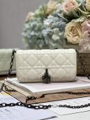 1:1 Replica Mini Miss Dior Bag White/ Black For Women 7 in/ 18.5cm