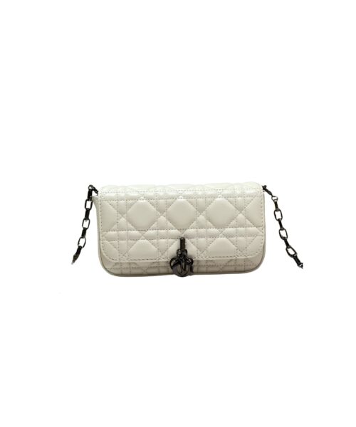 1:1 Replica Mini Miss Dior Bag White/ Black For Women 7 in/ 18.5cm