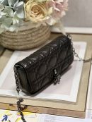 1:1 Replica Mini Miss Dior Bag White/ Black For Women 7 in/ 18.5cm