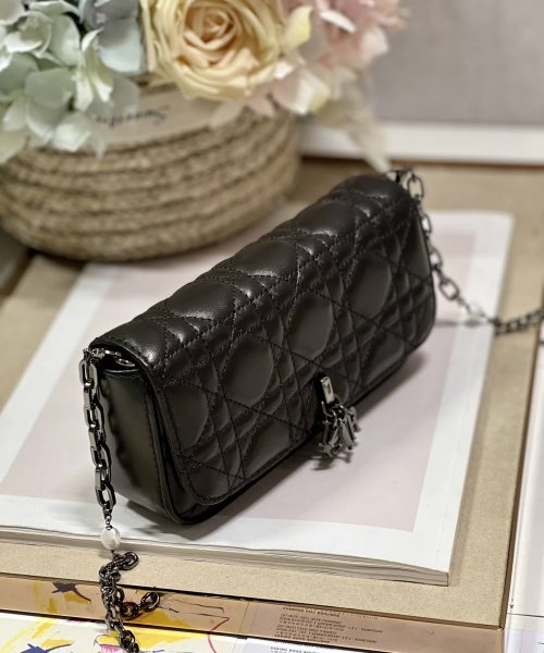 1:1 Replica Mini Miss Dior Bag White/ Black For Women 7 in/ 18.5cm