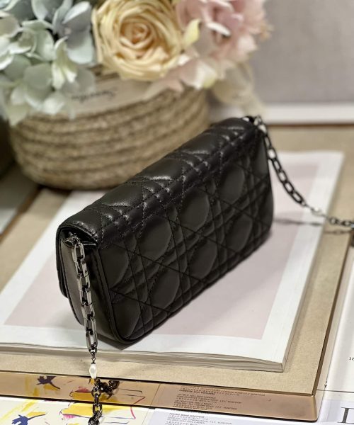 1:1 Replica Mini Miss Dior Bag White/ Black For Women 7 in/ 18.5cm