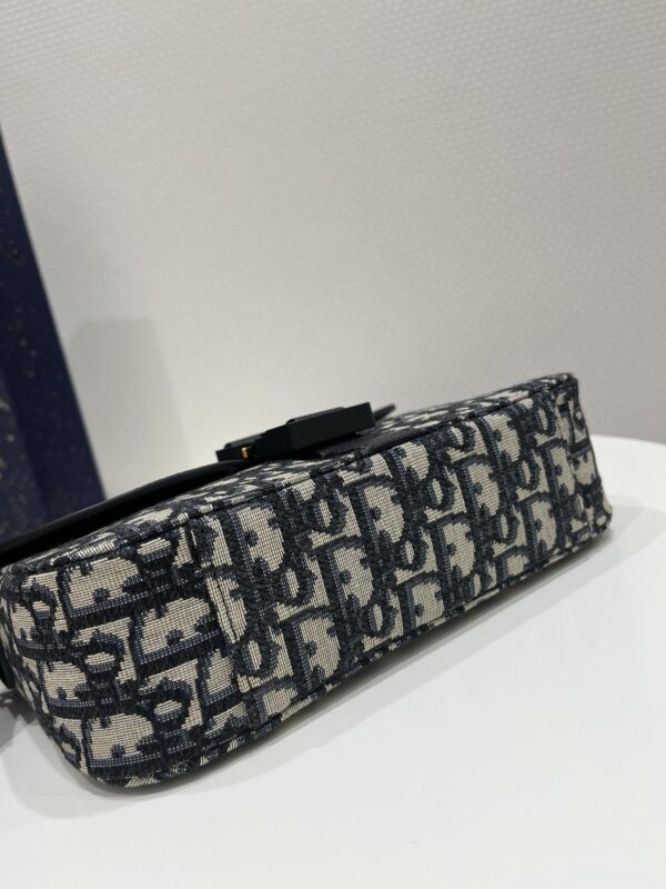 1:1 Replica Mini Saddle Bag With Strap Black For Women 9in/23cm 1ADPO049YKS_H27E