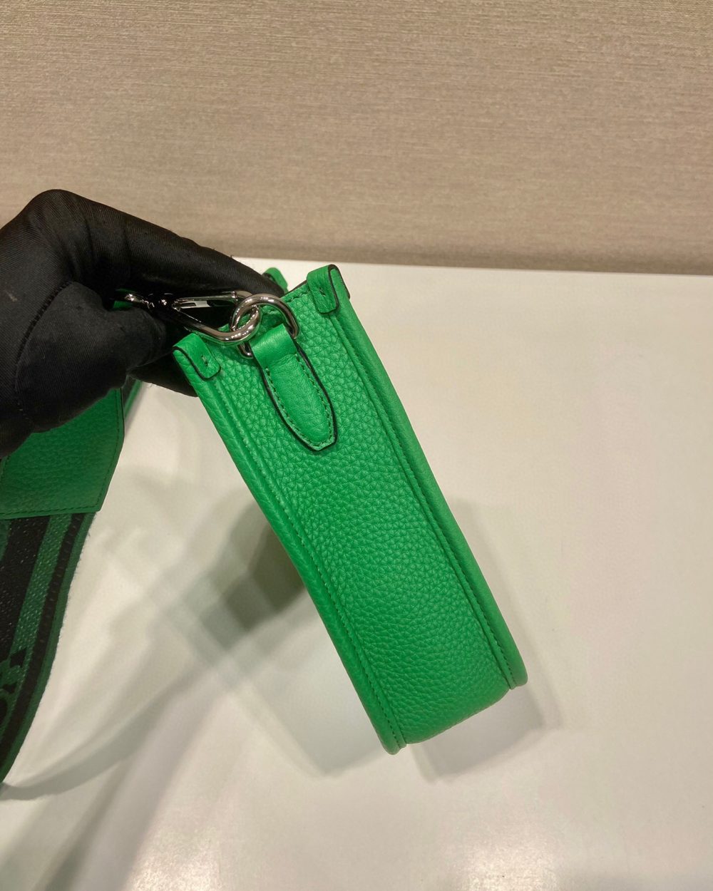 Mini Shoulder Bag In Green For Women 7.8 in/20cm 1BH191_2DKV_F0YFM_V_3OO