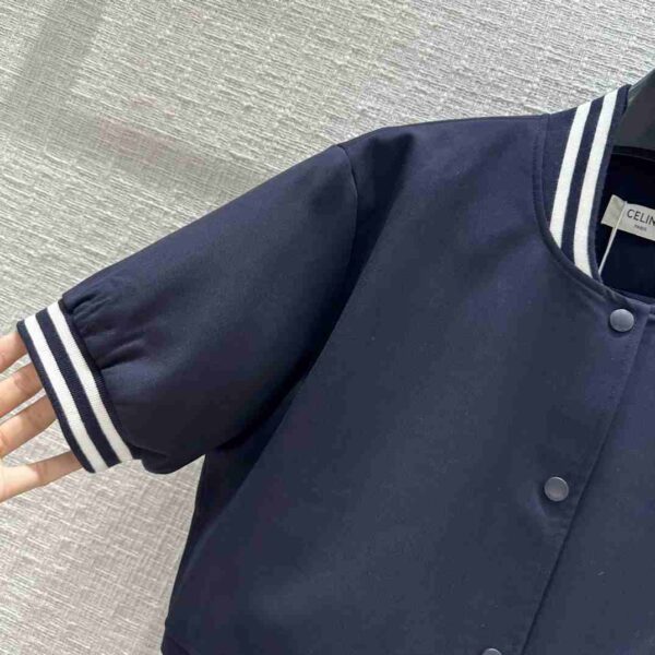 Mini Skirt And Chelsea Teddy Jacket Navy Blue For Women