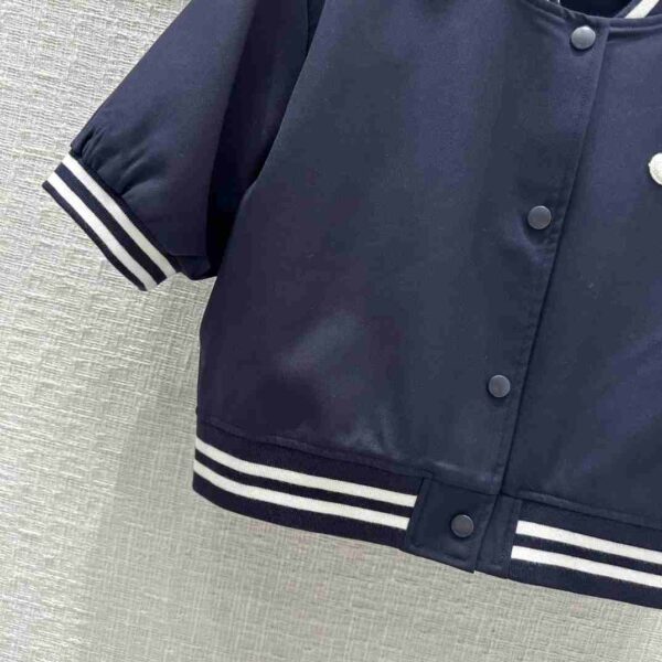 Mini Skirt And Chelsea Teddy Jacket Navy Blue For Women