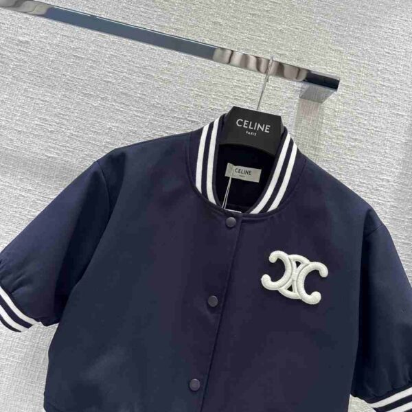 Mini Skirt And Chelsea Teddy Jacket Navy Blue For Women