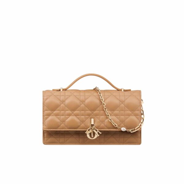 1:1 Replica Miss Dior Mini Bag Yellow For Women S0980ONMJ_M53U 8.5in/21cm
