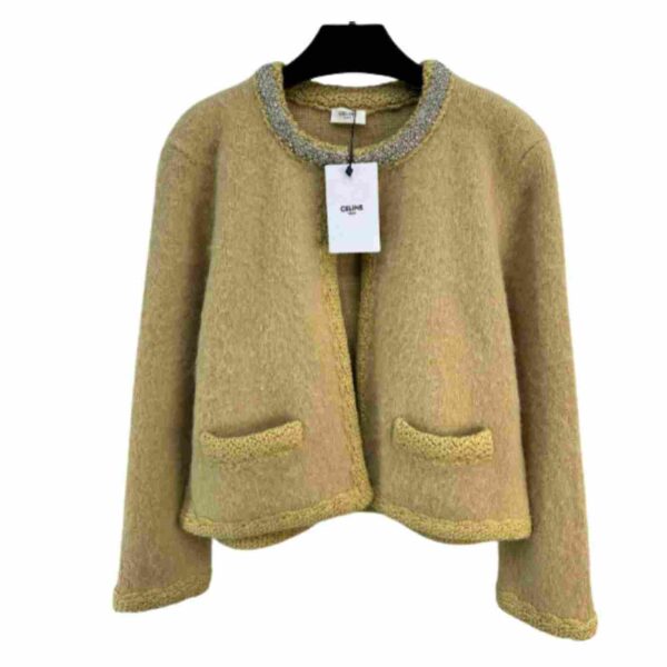 Mohair Cardigan Brown For Women