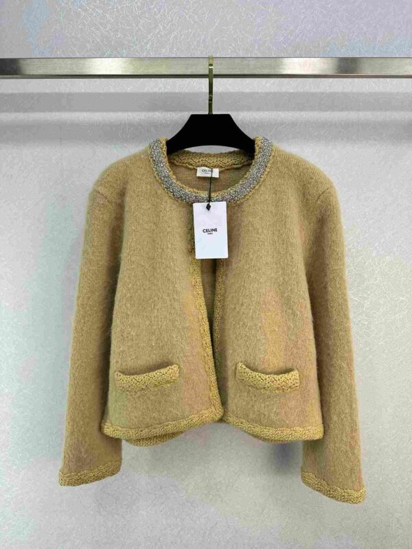 Mohair Cardigan Brown For Women