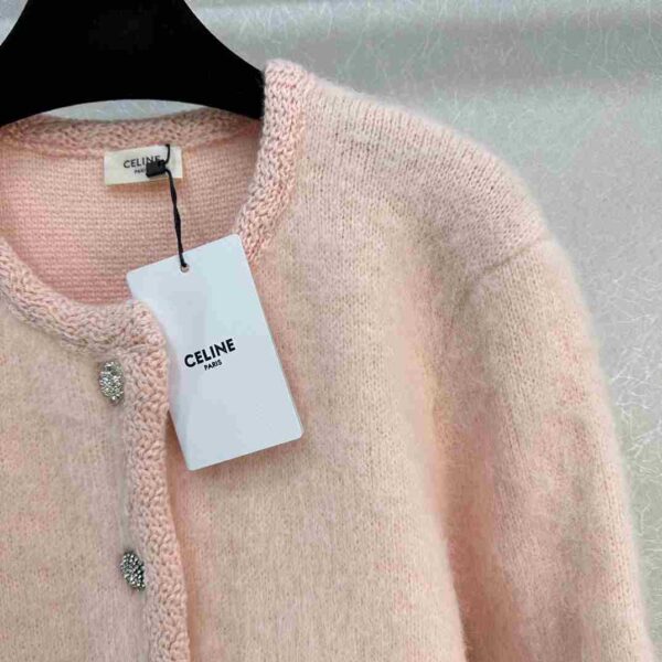 Mohair Cardigan Pink For Women