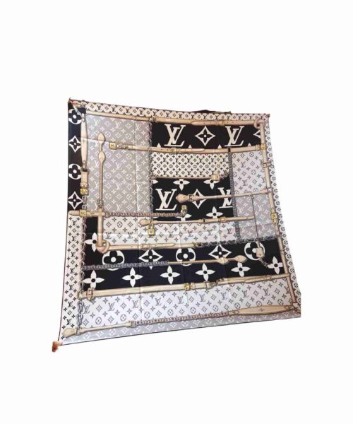 Monogram Confidential Square 90 Black For Women