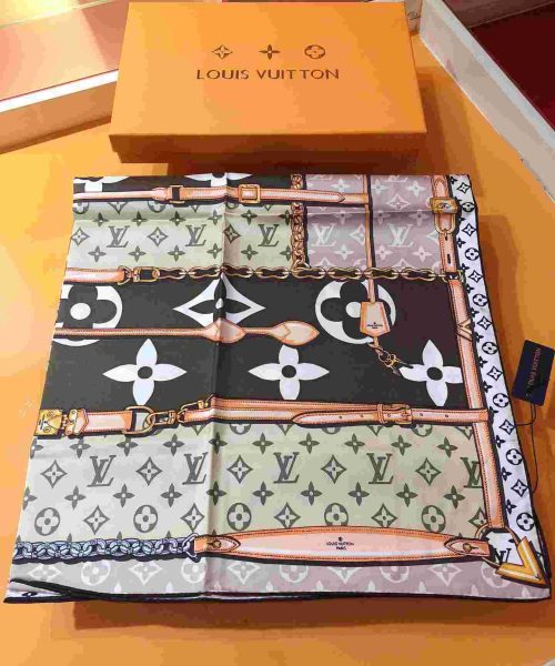 Monogram Confidential Square 90 Brown For Women