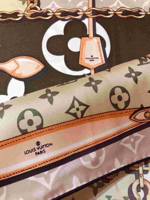 Monogram Confidential Square 90 Brown For Women