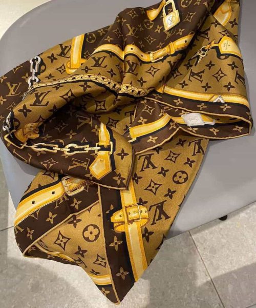 Monogram Confidential Square 90 Brown For Women M78666