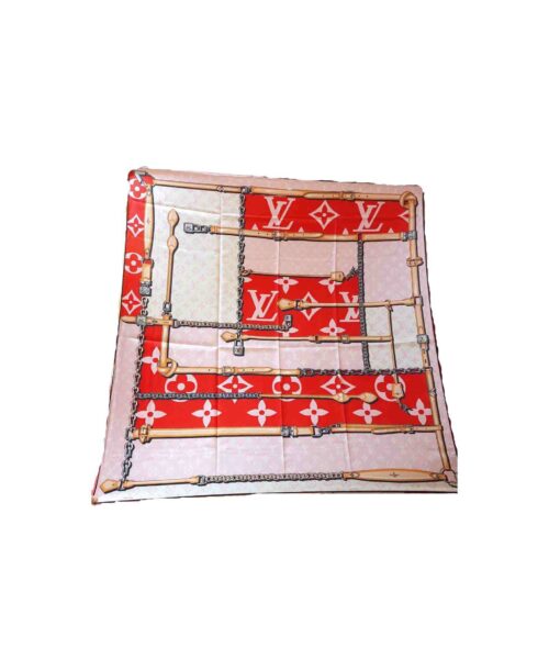 Monogram Confidential Square 90 Red For Women