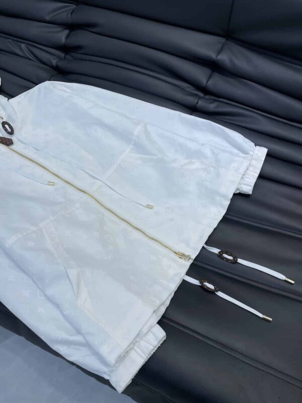 Monogram Fil Coupé Pajama Shorts And Jacket White For Women
