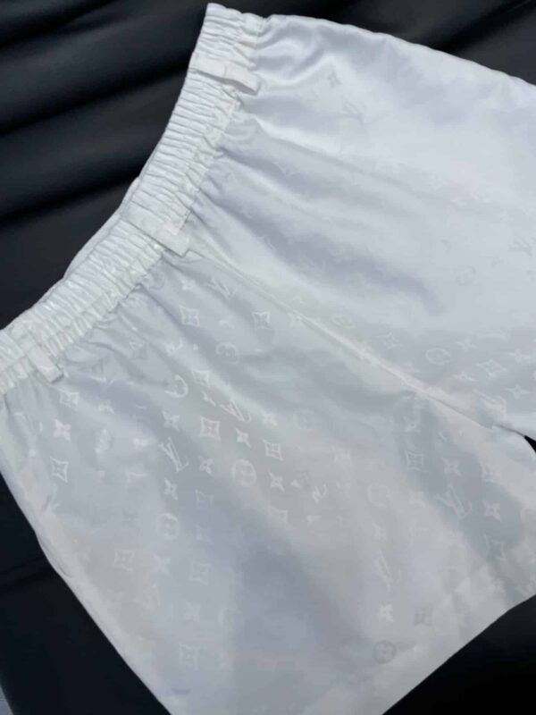 Monogram Fil Coupé Pajama Shorts And Jacket White For Women
