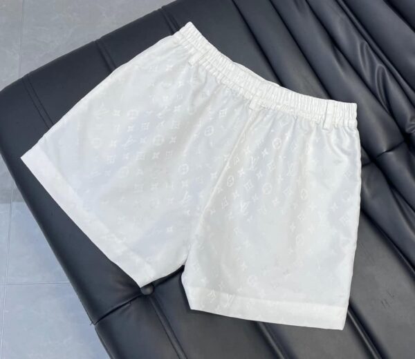 Monogram Fil Coupé Pajama Shorts And Jacket White For Women