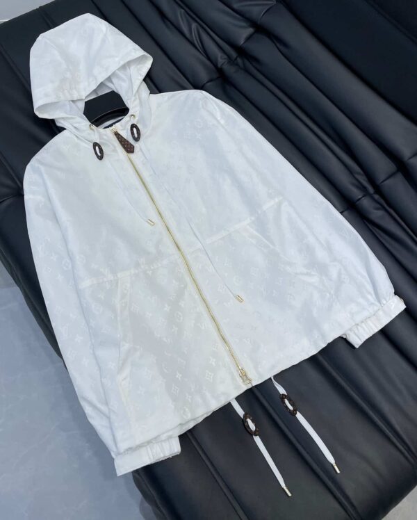 Monogram Fil Coupé Pajama Shorts And Jacket White For Women
