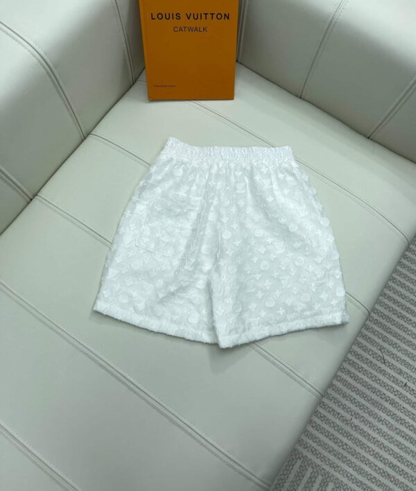 Monogram Fil Coupé Pajama Shorts And Shirt White For Women 1ABT2B