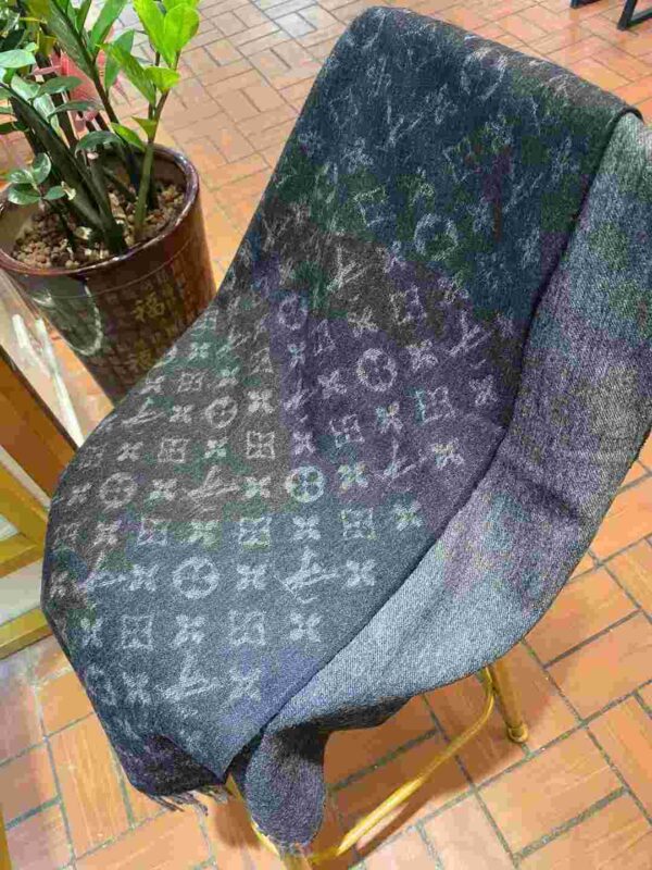 Monogram Gradient Scarf Black For Women M71607 