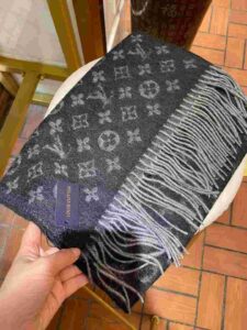 Monogram Gradient Scarf Black For Women M71607 