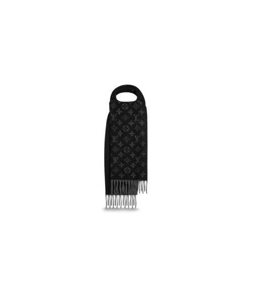 Monogram Gradient Scarf Black For Women M71607