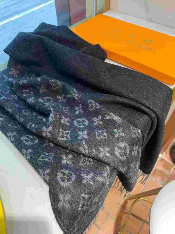 Monogram Gradient Scarf Black For Women M71607 